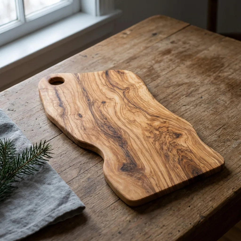 Alba Olive Wood Serving and Cutting Board