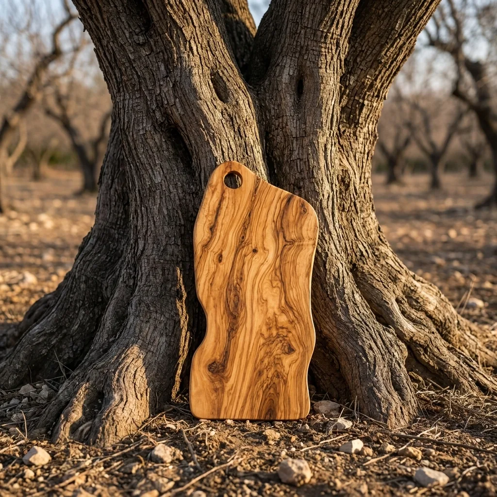 Alba Olive Wood Serving and Cutting Board